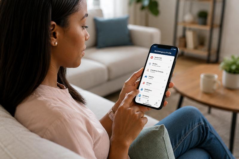 Policyholders and families using Rescue-ID